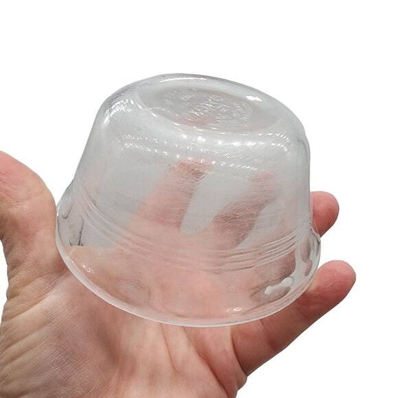 Set Of 6 Vintage Pyrex Clear Glass Custard Cups Dessert Bowls 6 Oz - Picture 2 of 5